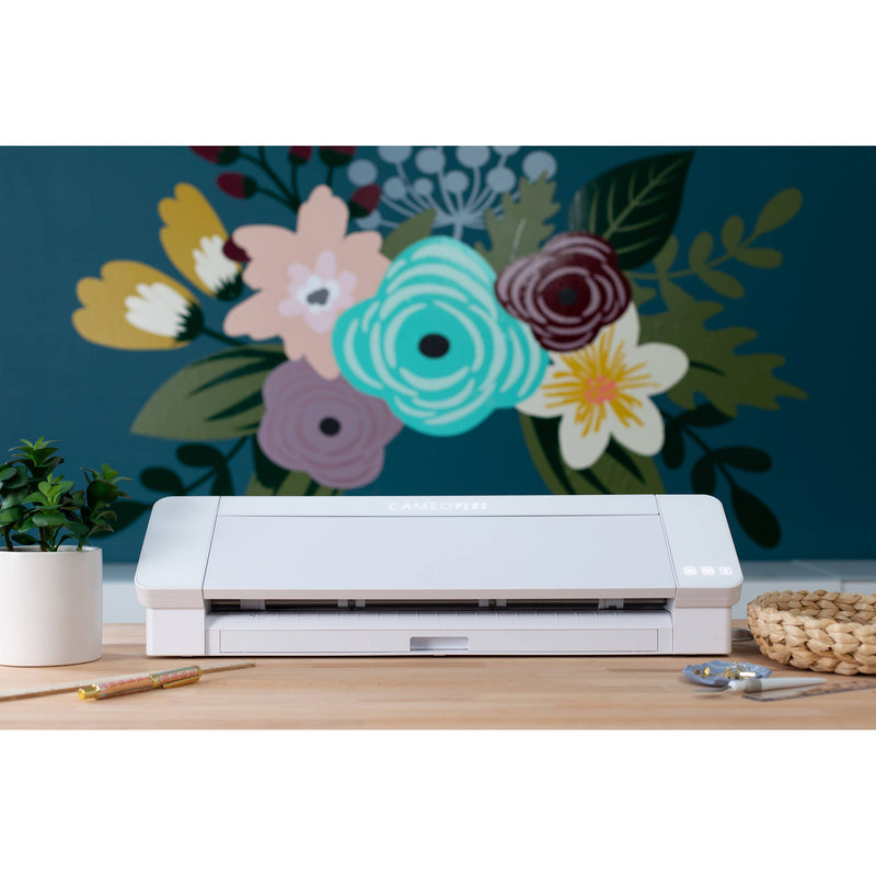 Silhouette Cameo 4 Plus Desktop Cutting Machine (15", White)