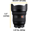 Sony FE 12-24mm f/2.8 GM Lens