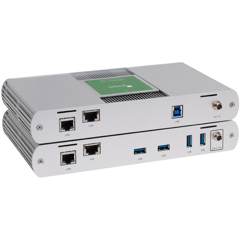 Icron Four-Port USB 3-2-1 Raven 3104 Point-to-Point Extender System (328')