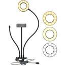 Movo Photo VGC-3 3-Arm Selfie Ring Light Kit