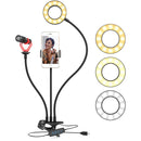 Movo Photo VGC-3 3-Arm Selfie Ring Light Kit