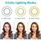 Movo Photo VGC-3 3-Arm Selfie Ring Light Kit