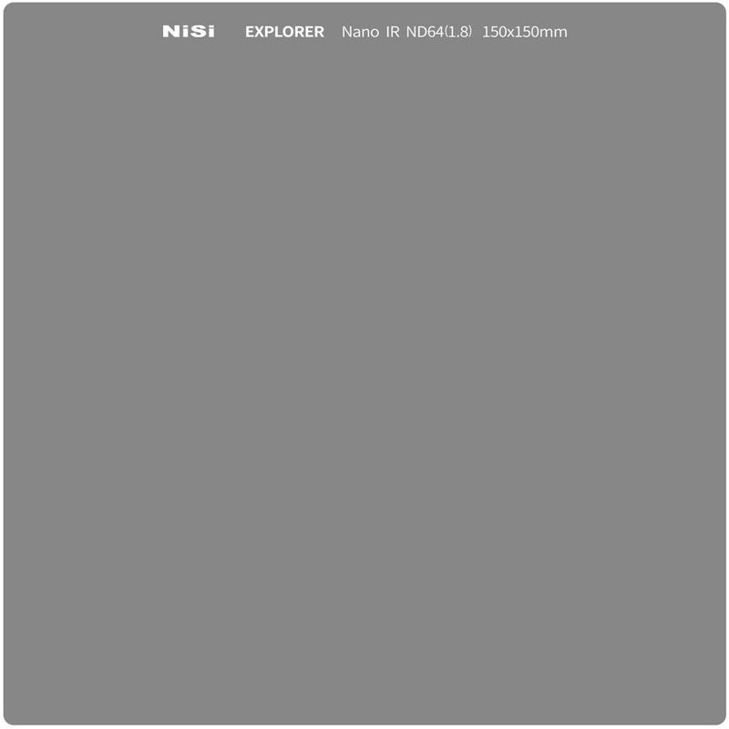 NiSi Explorer Collection 150 x 150mm ND64 Nano IR 1.8 ND Filter (6-Stp)