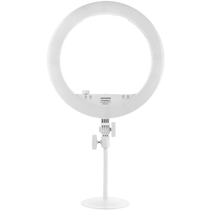 Yongnuo YN208 Pro 3200-5500K LED Ring Light (15")