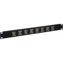 TecNec My Custom Shop 8-Point 12G-SDI Feed-Through BNC Patch Panel (1-RU)