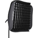 Godox S2 Speedlite Bracket with Softbox, Grid & Carrying Bag Kit (23.6 x 23.6")