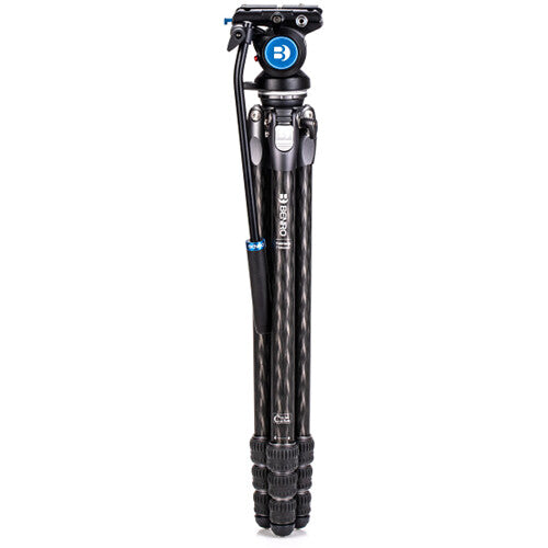 Benro Tortoise Carbon Fiber 2 Series Tripod System with S4Pro Video Head