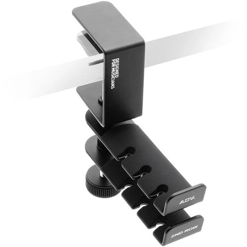 ADV. Dual Suspension 360&Acirc;&ordm; Desk-Mount Twin Headphones Hanger (Black)