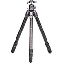 Benro Tortoise Columnless Carbon Fiber Three Series Tripod with GX35 Ball Head