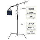 GVM C360 Turtle Base C-Stand and Cross Arm Boom Kit (10.5')