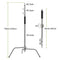 GVM C360 Turtle Base C-Stand and Cross Arm Boom Kit (10.5')