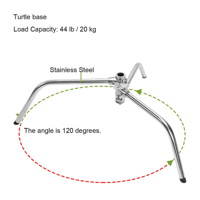 GVM C360 Turtle Base C-Stand and Cross Arm Boom Kit (10.5')