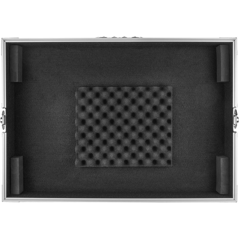 Odyssey Innovative Designs Flight Zone Case for Denon Prime 2 DJ Controller System (Silver on Black)