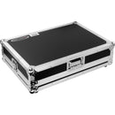 Odyssey Innovative Designs Flight Zone Case for Denon Prime 2 DJ Controller System (Silver on Black)