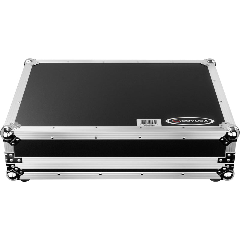 Odyssey Innovative Designs Flight Zone Case for Denon Prime 2 DJ Controller System (Silver on Black)