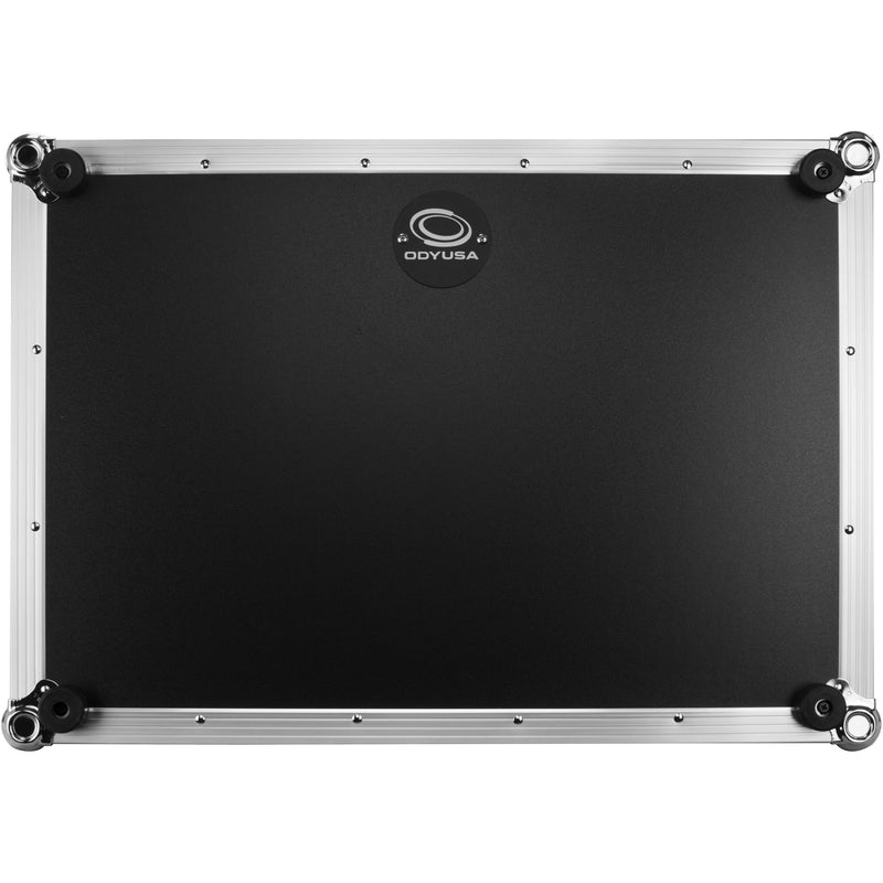 Odyssey Innovative Designs Flight Zone Case for Denon Prime 2 DJ Controller System (Silver on Black)