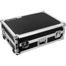 Odyssey Innovative Designs Flight Zone Glide Style Flight Case for Denon Prime 2 Controller System (Silver on Black)