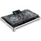 Odyssey Innovative Designs Flight Zone Case for Denon Prime 2 DJ Controller System (Silver on Black)