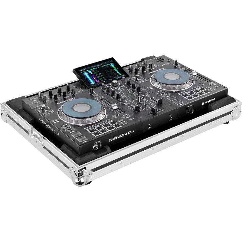 Odyssey Innovative Designs Black Label Case for Denon Prime 2 DJ Controller System (All Black)