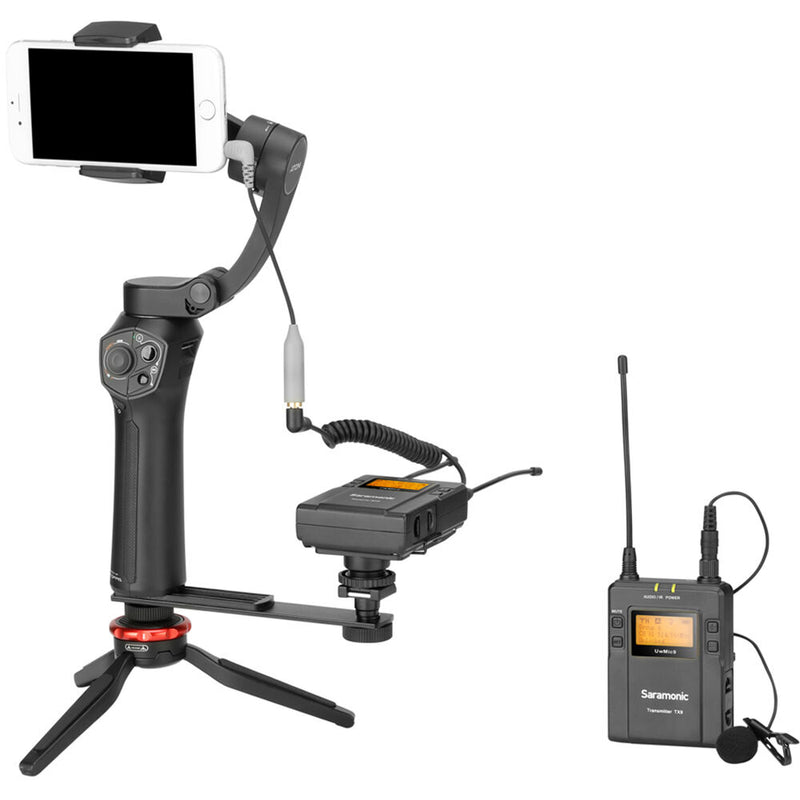 Saramonic UwMic9 Camera-Mount Wireless Omni Lavalier Microphone System Kit with Case (514 to 596 MHz)