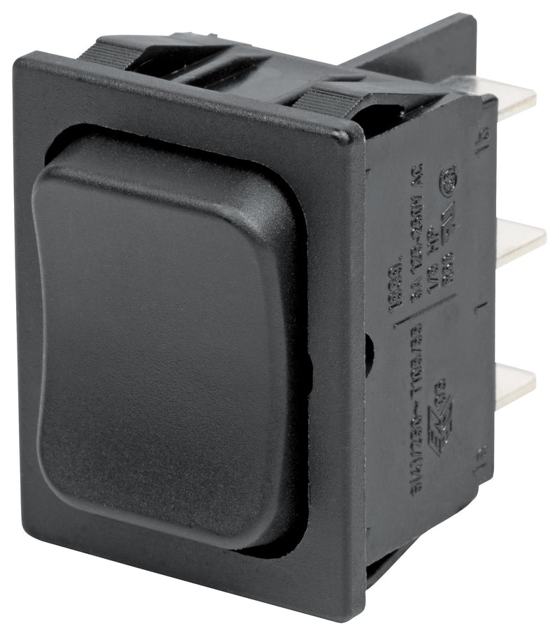 Marquardt 01839.3512-02 Rocker Switch Non Illuminated Dpdt On-Off-On Black Panel 16 A