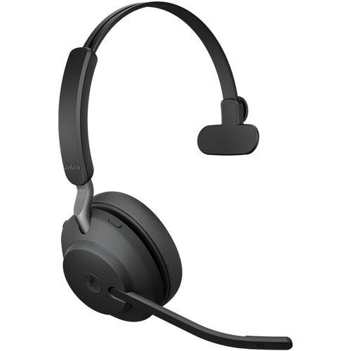 Jabra Evolve2 65 Mono Wireless On-Ear Headset (Microsoft Teams, USB Type-C, Black)