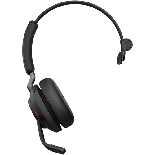 Jabra Evolve2 65 Mono Wireless On-Ear Headset (Microsoft Teams, USB Type-C, Black)