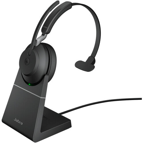 Jabra Evolve2 65 Mono Wireless On-Ear Headset (Microsoft Teams, USB Type-A, Black)