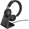 Jabra Evolve2 65 Stereo Wireless On-Ear Headset (Unified Communication, USB Type-A, Black)