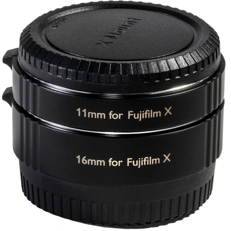 Vello Deluxe Auto Focus Extension Tube Set for FUJIFILM X-Mount, Version II