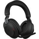 Jabra Evolve2 85 Noise-Canceling Wireless Over-Ear Headset with Stand (Unified Communication, USB Type-C, Black)