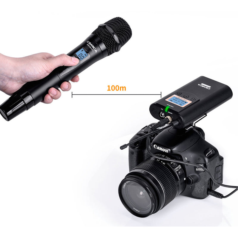 Comica Audio CVM-WM100H Camera-Mount Wireless Handheld Microphone System (520 to 534 MHz)