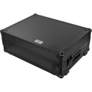 Odyssey Innovative Designs Black Label Glide Style Flight Case for Denon Prime 2 Controller System (Black on Black)