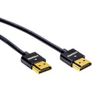 Pearstone HDA-501UTB Ultra-Thin High-Speed HDMI Cable with Ethernet (Black, 1.5')