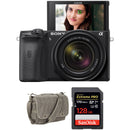 Sony Alpha a6600 Mirrorless Digital Camera with 16-55mm f/2.8 Lens and Accessories Kit