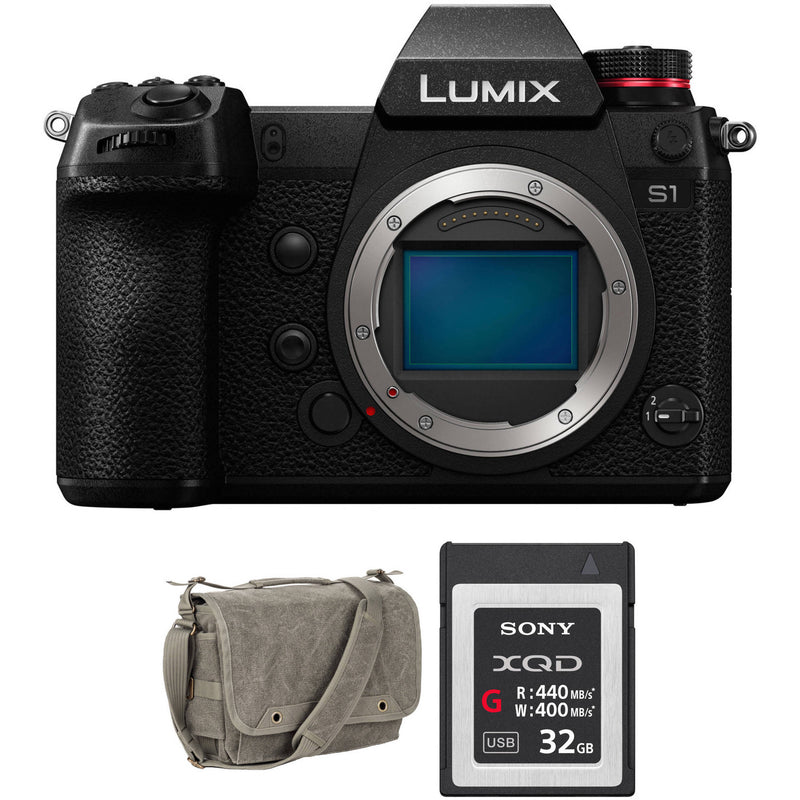 Panasonic Lumix DC-S1 Mirrorless Digital Camera with 24-105mm Lens and Accessories Kit