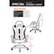 Spieltek 100 Series Gaming Chair (Black & White)