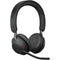 Jabra Evolve2 65 Stereo Wireless On-Ear Headset with Stand (Unified Communication, USB Type-C, Black)