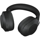 Jabra Evolve2 85 Noise-Canceling Wireless Over-Ear Headset with Stand (Unified Communication, USB Type-A, Black)