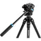 Benro Aluminum Tripod with S2 PRO 60mm Flat Base Video Head