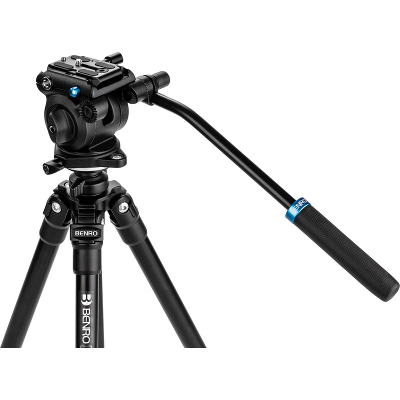 Benro Classic Video Monopod with S2 Pro Flat Base Fluid Video Head