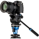 Benro Aluminum Tripod with S2 PRO 60mm Flat Base Video Head