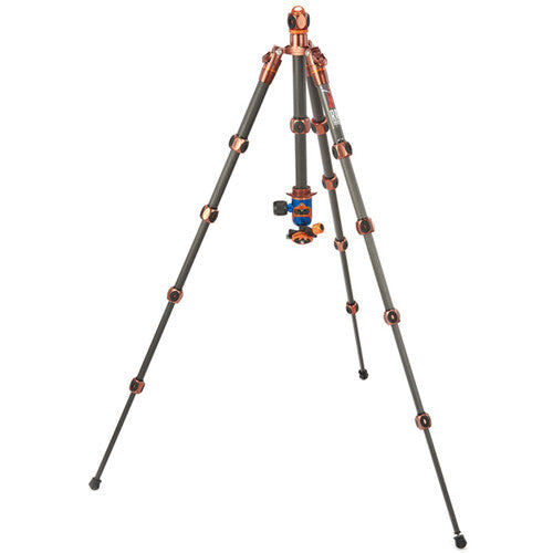 3 Legged Thing Legends Ray Carbon Fiber Tripod with AirHed Vu Ball Head Set (Bronze / Blue)