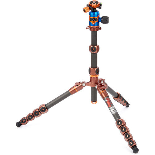 3 Legged Thing Legends Ray Carbon Fiber Tripod with AirHed Vu Ball Head Set (Bronze / Blue)