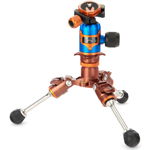 3 Legged Thing Legends Ray Carbon Fiber Tripod with AirHed Vu Ball Head Set (Bronze / Blue)