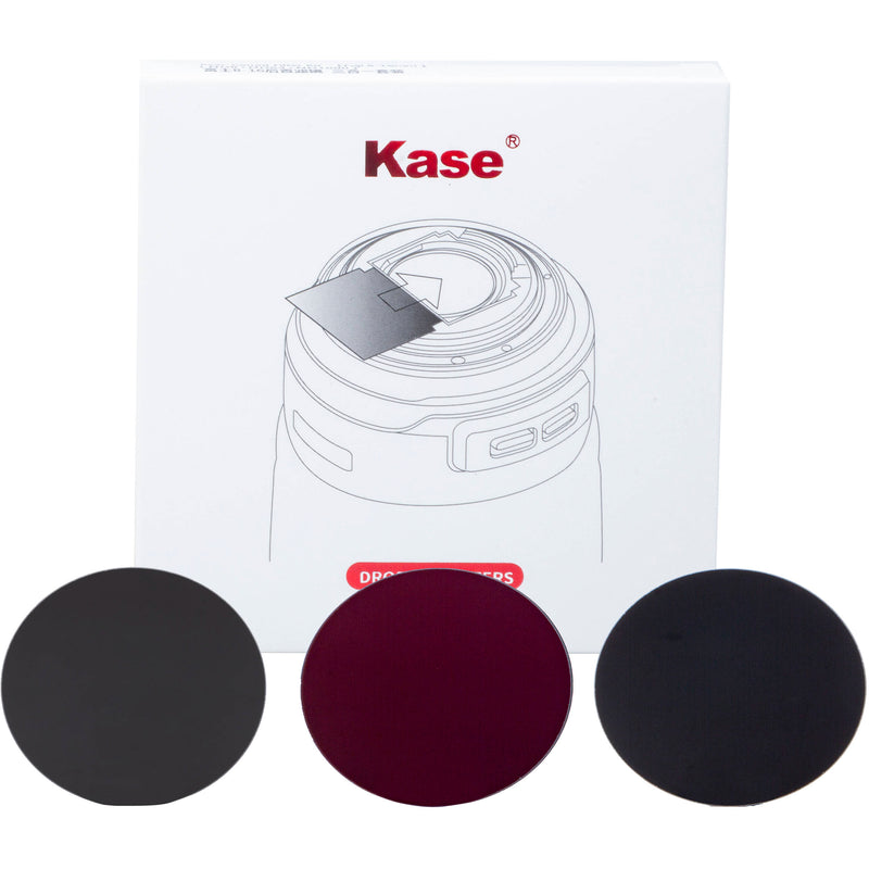 Kase Rear-Mount ND8, ND64, and ND1000 Filter Set for FUJIFILM XF 8-16mm f/2.8 R LM WR Lens (3, 6, and 10 Stops)