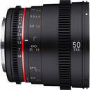 Rokinon 50mm T1.5 DSX High-Speed Cine Lens (EF Mount)