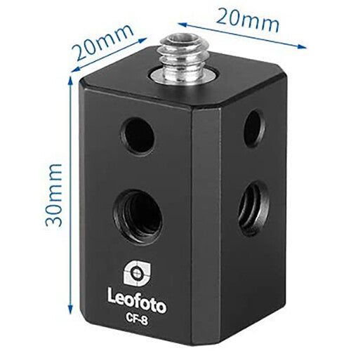 Leofoto CF-8 Conversion Adapter UNC 1/4" Screw Plus 1/4" Mount Hole