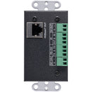 Ocean Matrix 4K HDMI over HDBaseT 1-Gang Wall Plate Transmitter with Two-Way IR, RS-232 & PoC