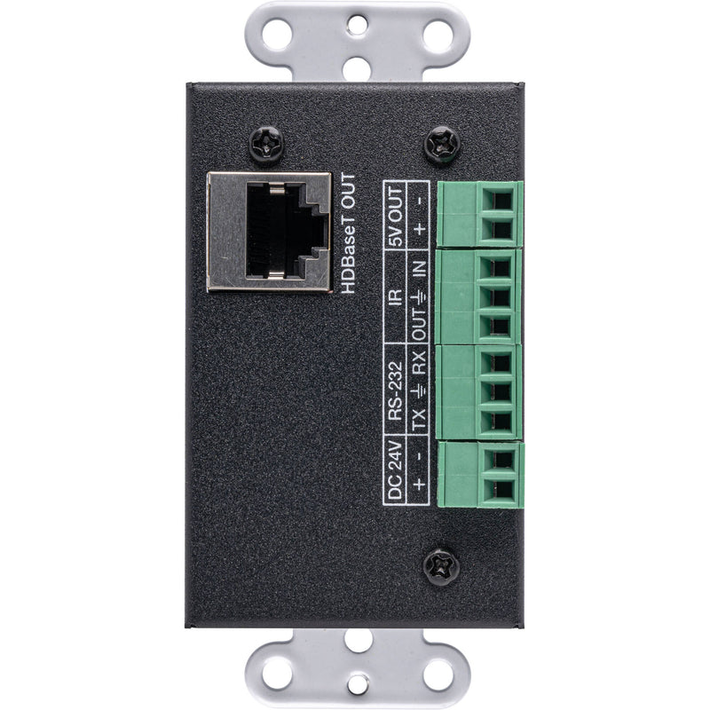 Ocean Matrix 4K HDMI over HDBaseT 1-Gang Wall Plate Transmitter with Two-Way IR, RS-232 & PoC